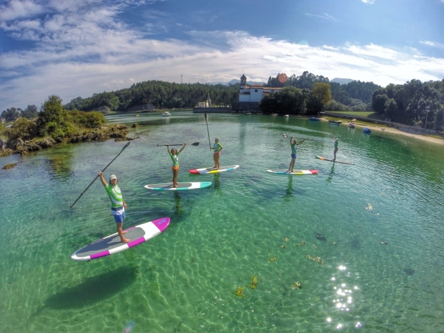  Ausnutzen das gute Wetter mit dem SUP-Board 